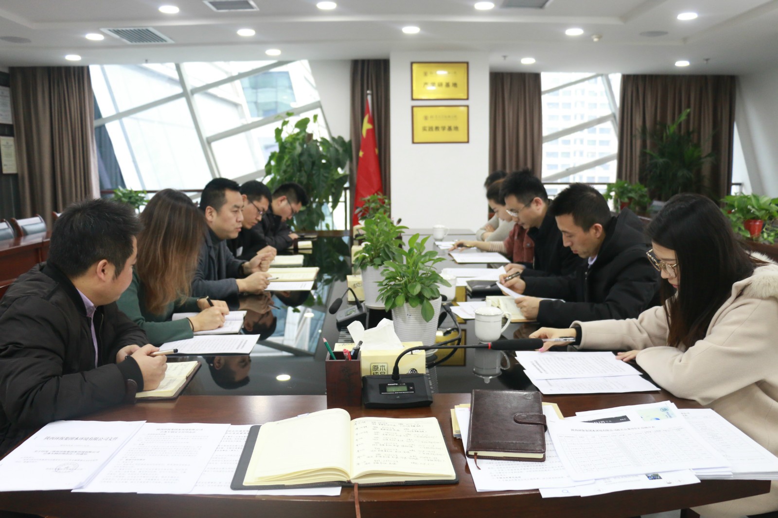 集团公司到水环境公司 检查公车改革工作落实情况