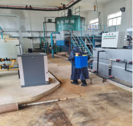 丹凤污水厂一线员工默默坚守 全力保障双节期间生产工作安全稳定运行