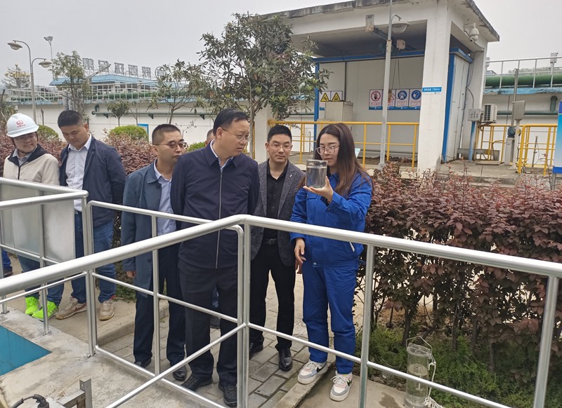 集团公司领导调研水环境公司陕南片区项目 集团公司领导调研水环境公司陕南片区项目