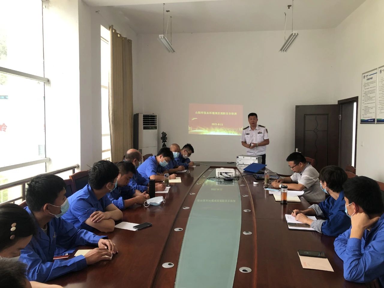 山阳公司开展消防安全知识培训及演练 山阳公司开展消防安全知识培训及演练