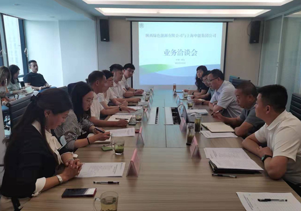 集团公司领导出席绿色能源公司与上海申能集团交流座谈会