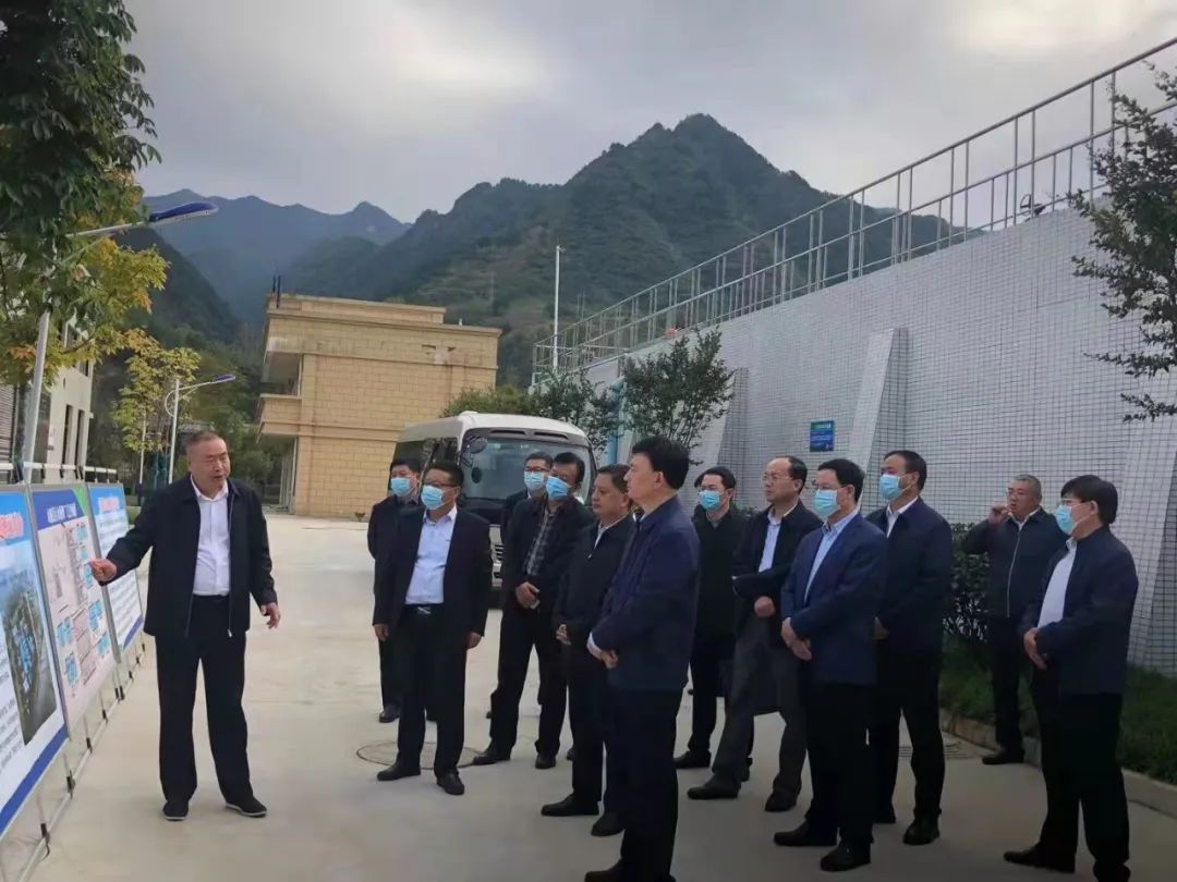 商洛市委书记郑光照到水环境公司山阳县污水处理厂调研 商洛市委书记郑光照到水环境公司山阳县污水处理厂调研