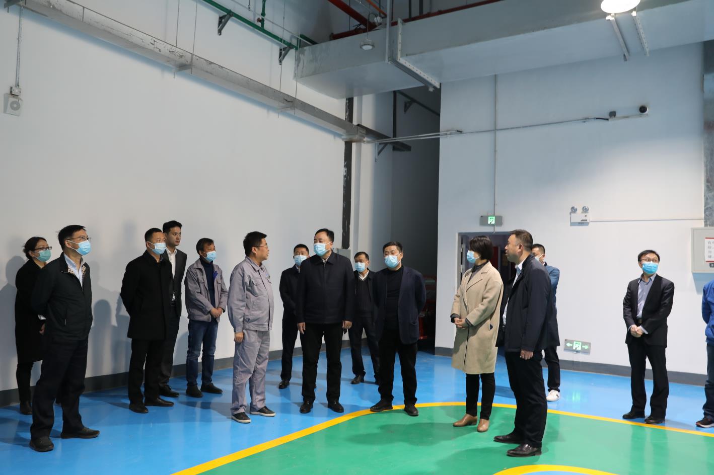 西安市委第二考核组到水环境公司白鹿原水生态中心调研 西安市委第二考核组到水环境公司白鹿原水生态中心调研