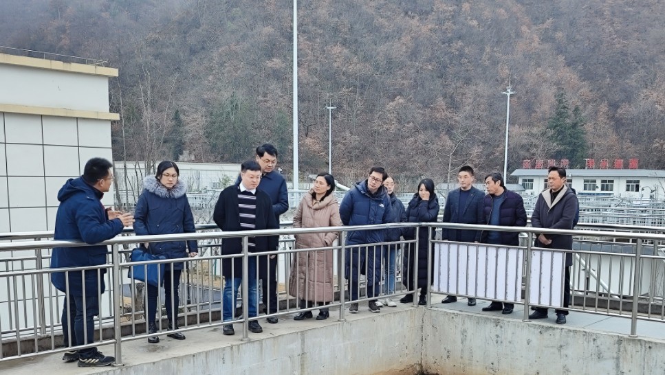 新华社中国经济信息社调研组到水环境公司商南县污水处理厂调研 新华社中国经济信息社调研组到水环境公司商南县污水处理厂调研