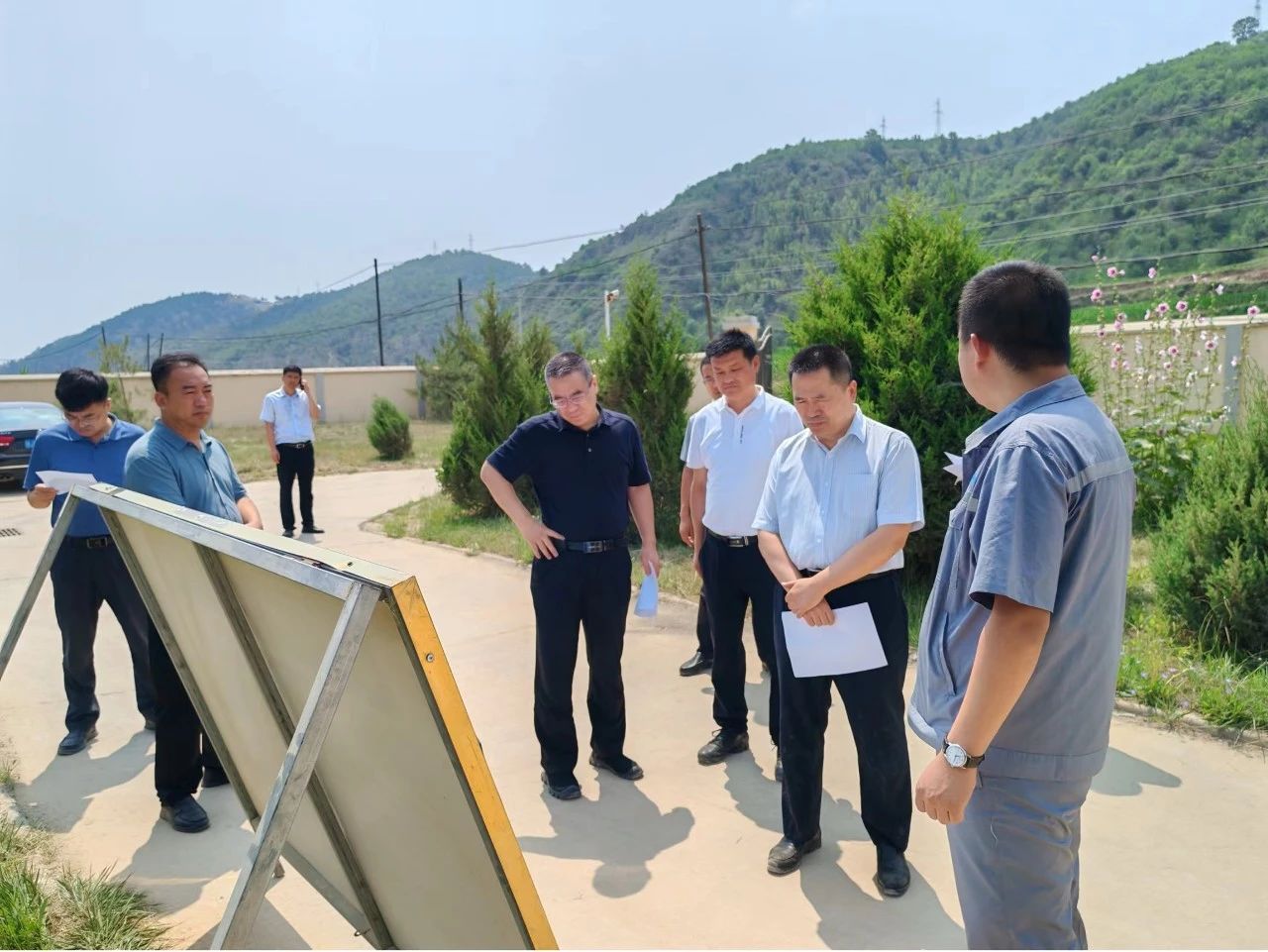 省生态环境厅党组成员、副厅长姚晓军到水环境公司安定镇污水处理厂调研 省生态环境厅党组成员、副厅长姚晓军到水环境公司安定镇污水处理厂调研