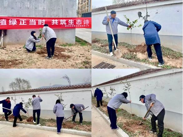 水环境公司权属各企业开展植树节活动