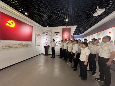 商南公司联合党支部开展“赓续红色血脉，砥砺奋进征程——庆祝中国共产党成立104周年”主题党日活动